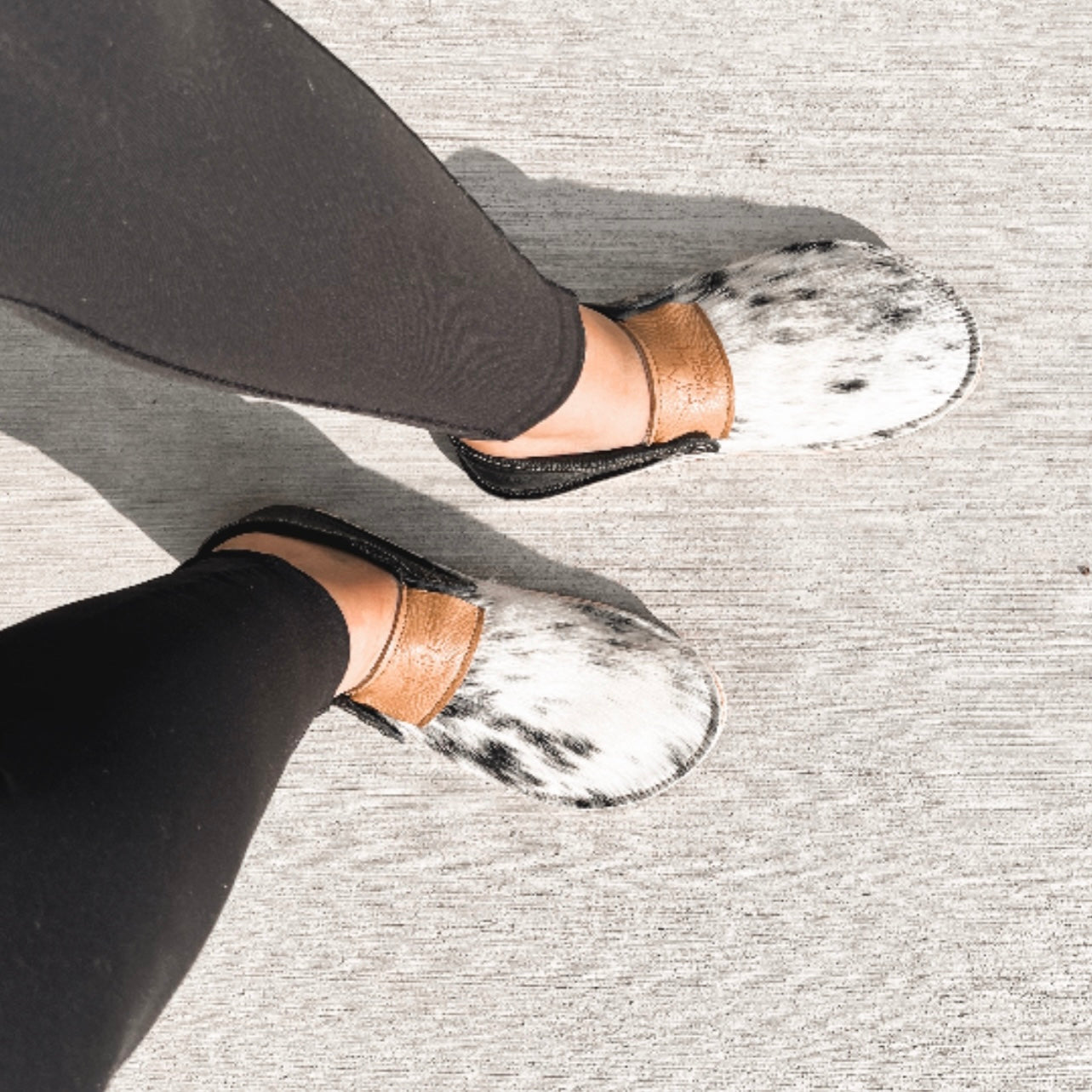 Hair Hide Collab Mocs - Ladies - SIZE 5 - RUGGED