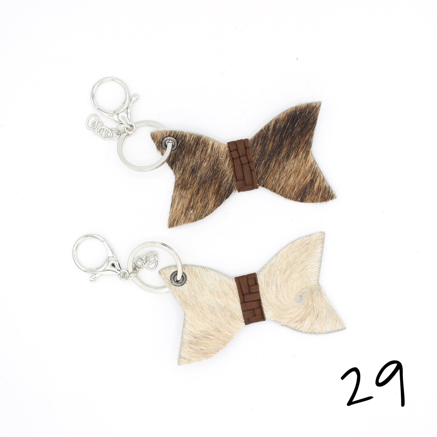 Hair Hide Belted Keychain - 2 PACK