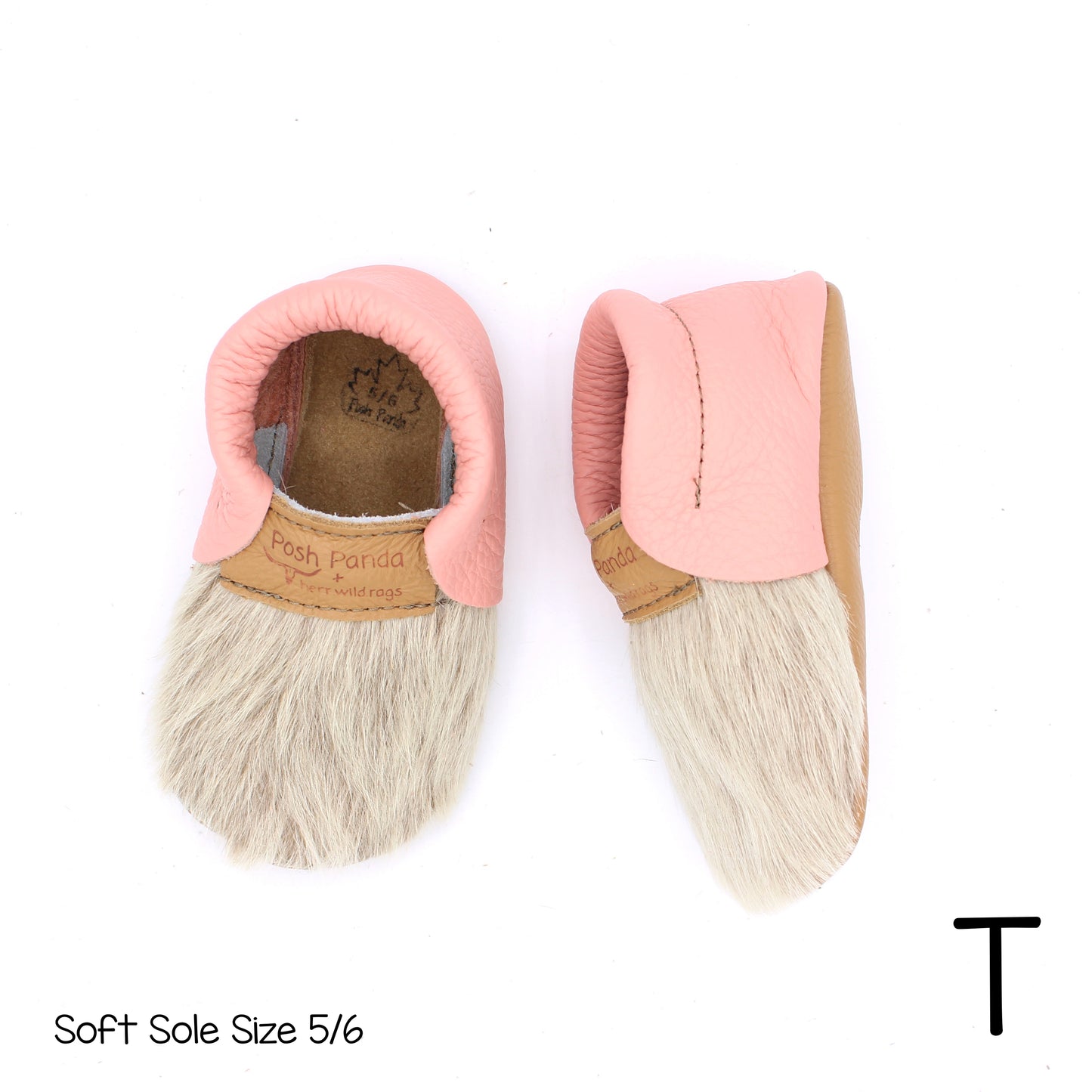 Hair Hide Mocs -  BABY/TODDLER (Soft Sole) - Size 5/6