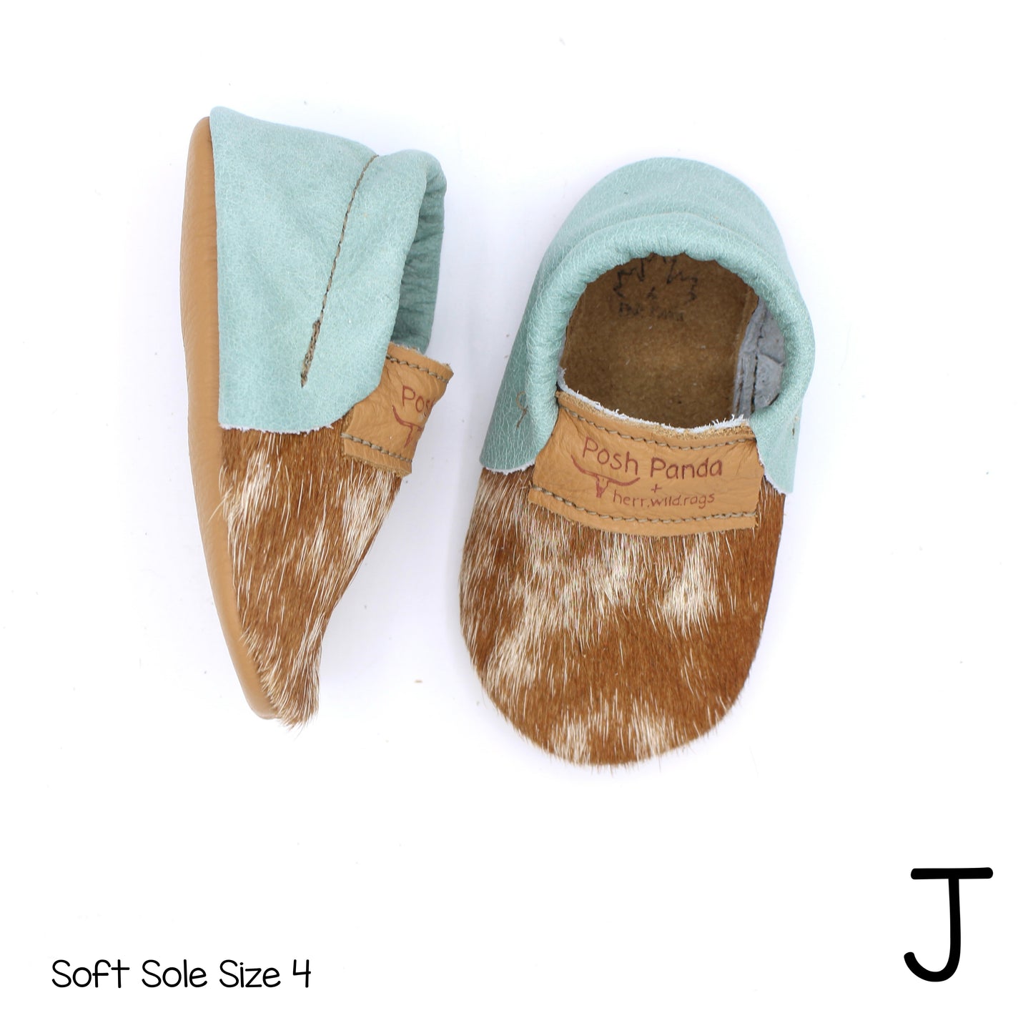 Hair Hide Mocs -  BABY/TODDLER (Soft Sole) - Size 4