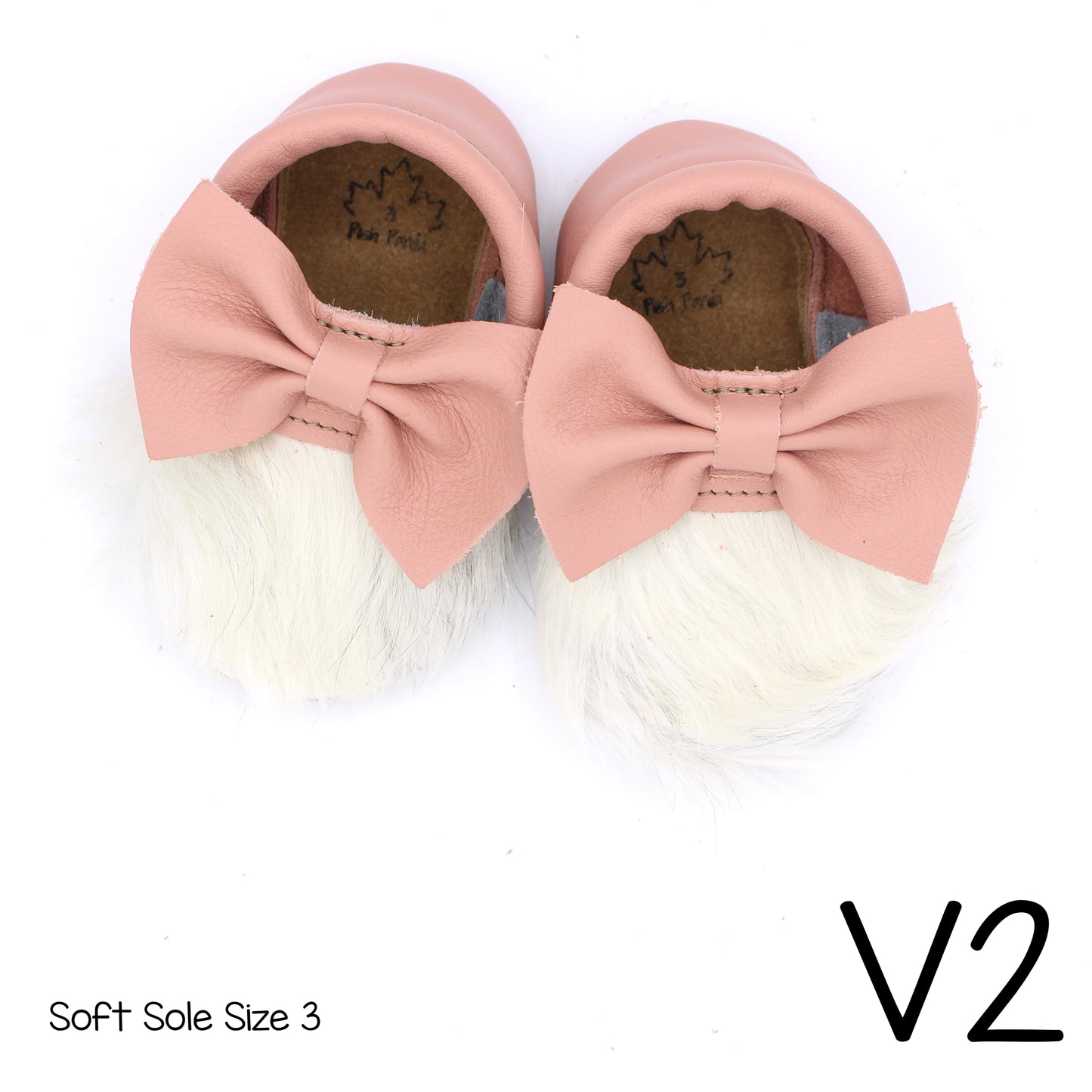 Hair Hide Mocs -  BABY/TODDLER (Soft Sole) - Size 3