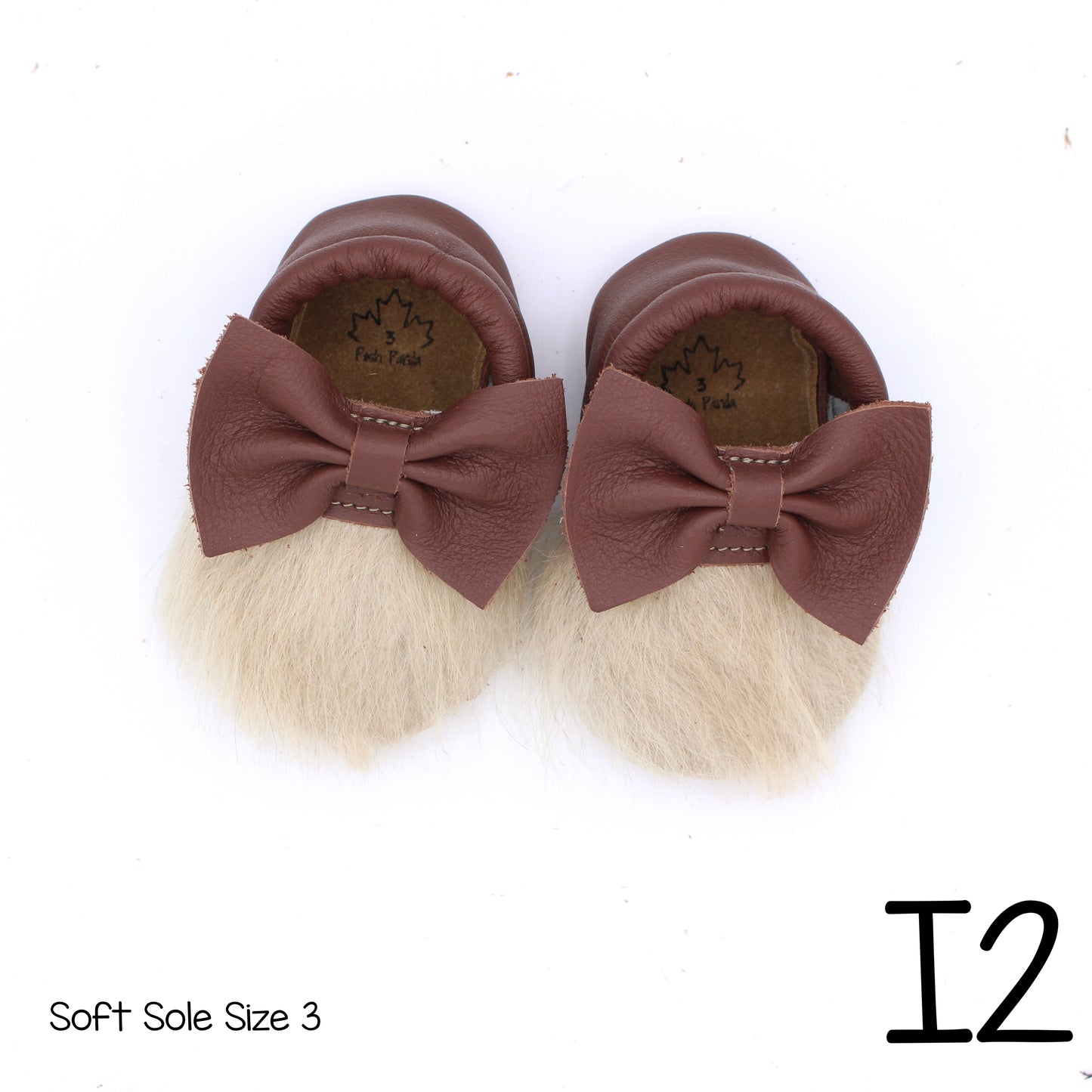 Hair Hide Mocs -  BABY/TODDLER (Soft Sole) - Size 3