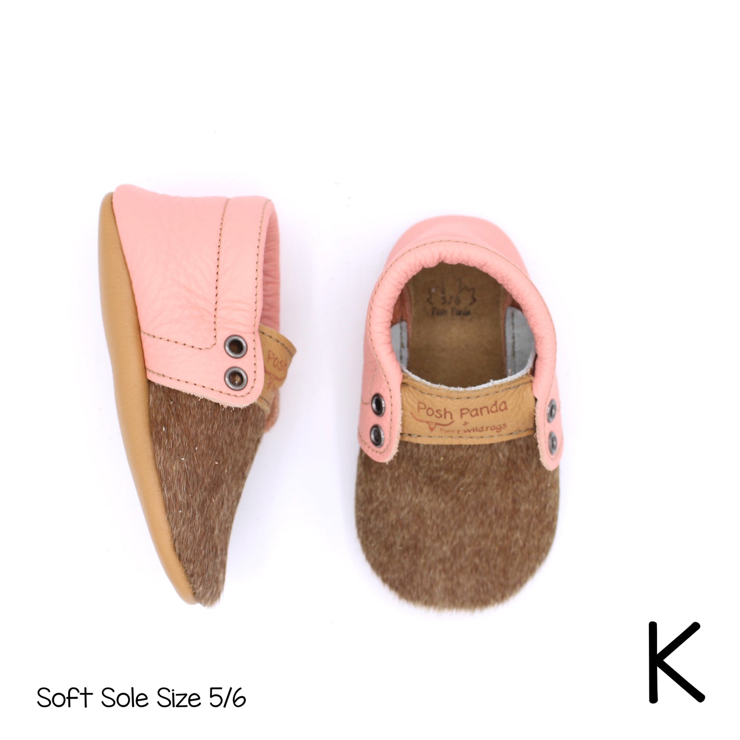 Hair Hide Mocs -  BABY/TODDLER (Soft Sole) - Size 5/6