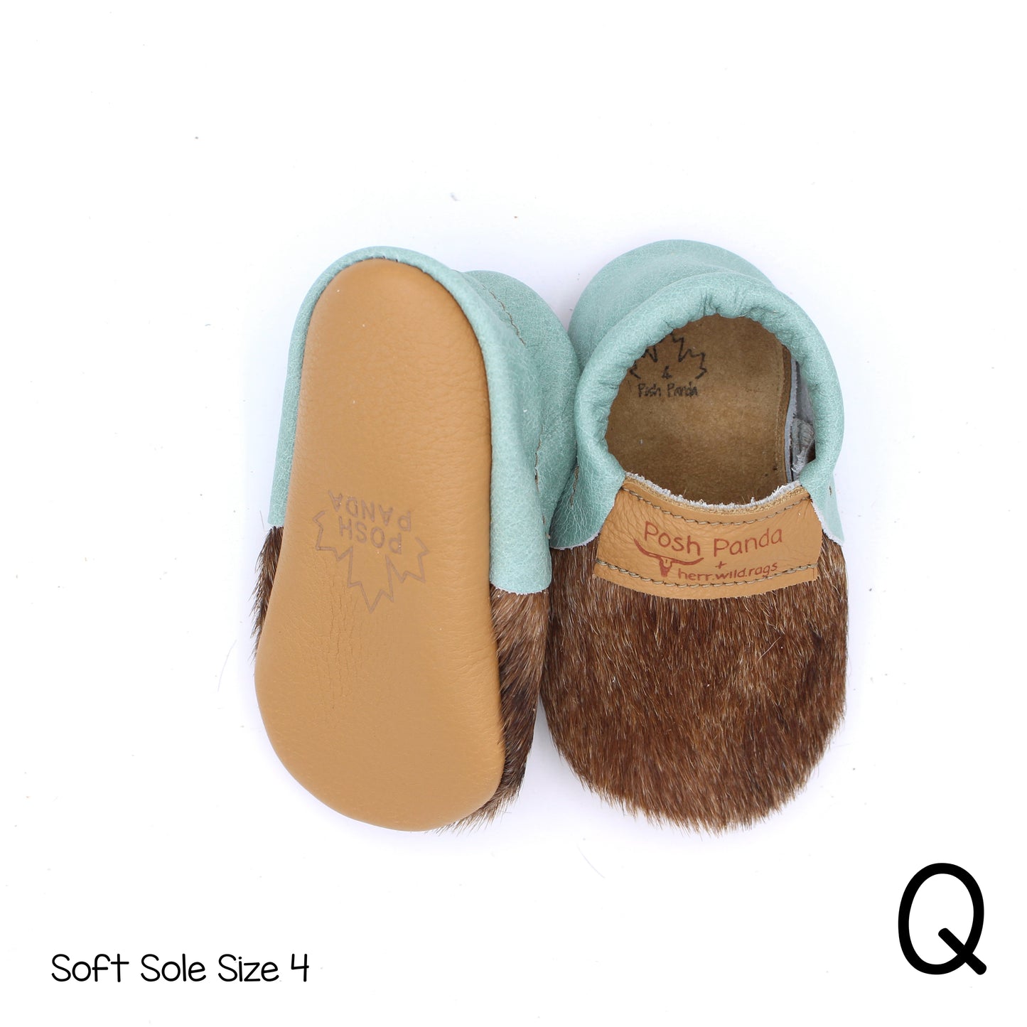 Hair Hide Mocs -  BABY/TODDLER (Soft Sole) - Size 4