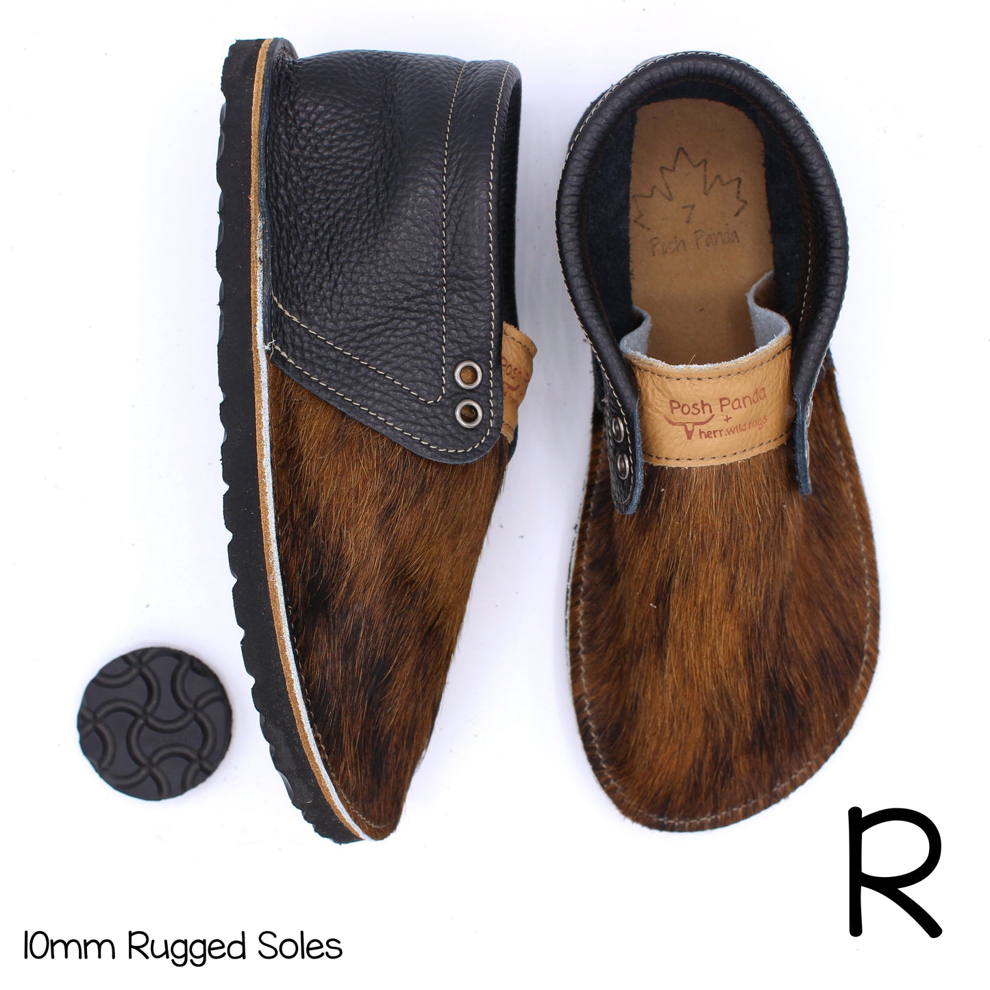 Hair Hide Collab Mocs - Ladies - SIZE 7 - RUGGED