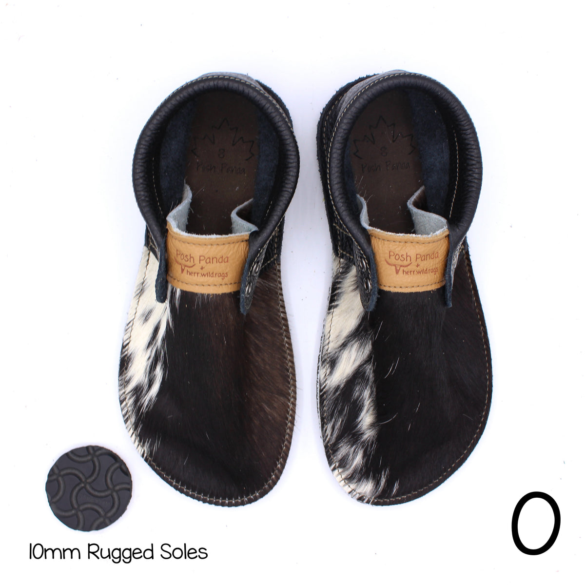 Hair Hide Collab Mocs - Ladies - SIZE 8 - RUGGED