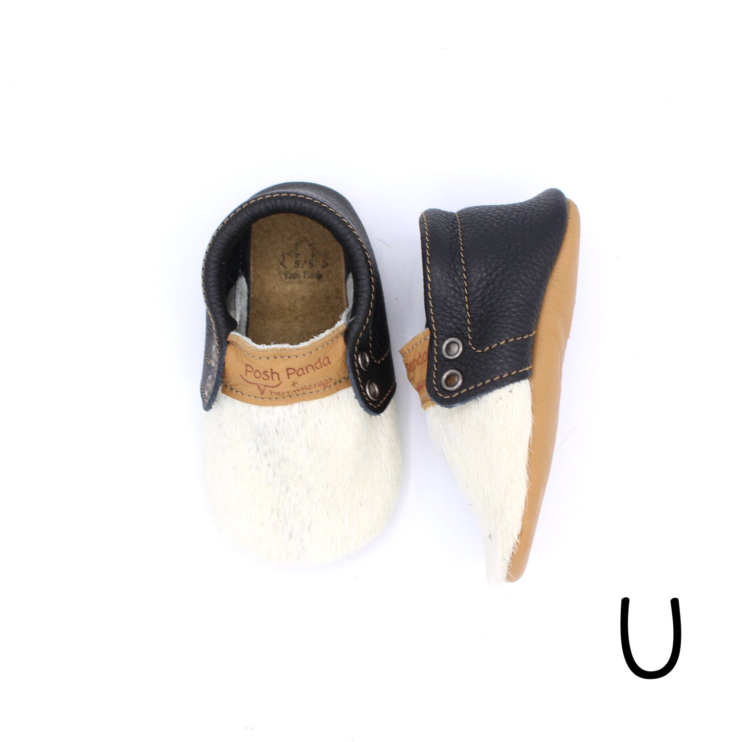 Hair Hide Mocs -  BABY/TODDLER (Soft Sole) - Size 5/6