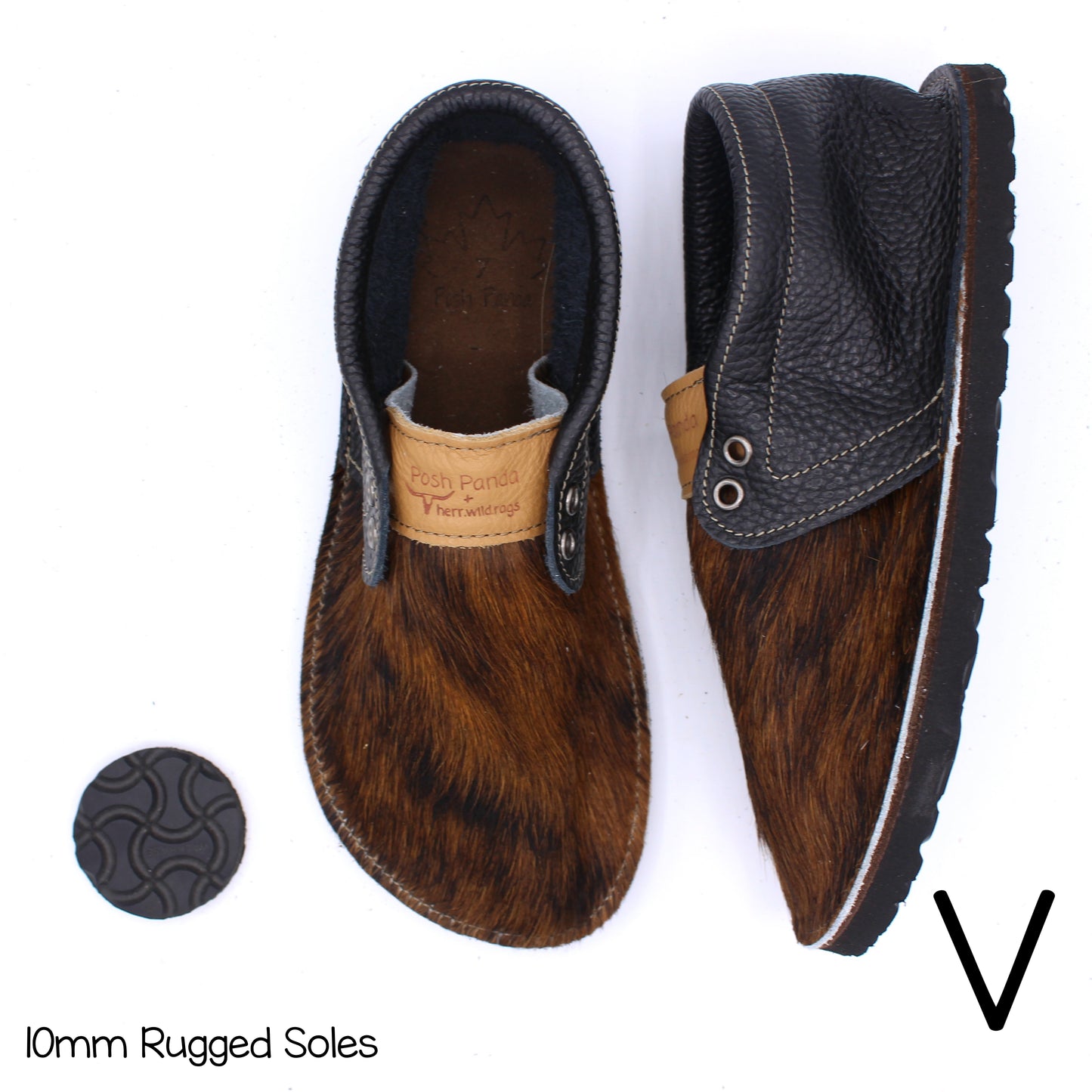 Hair Hide Collab Mocs - Ladies - SIZE 7 - RUGGED