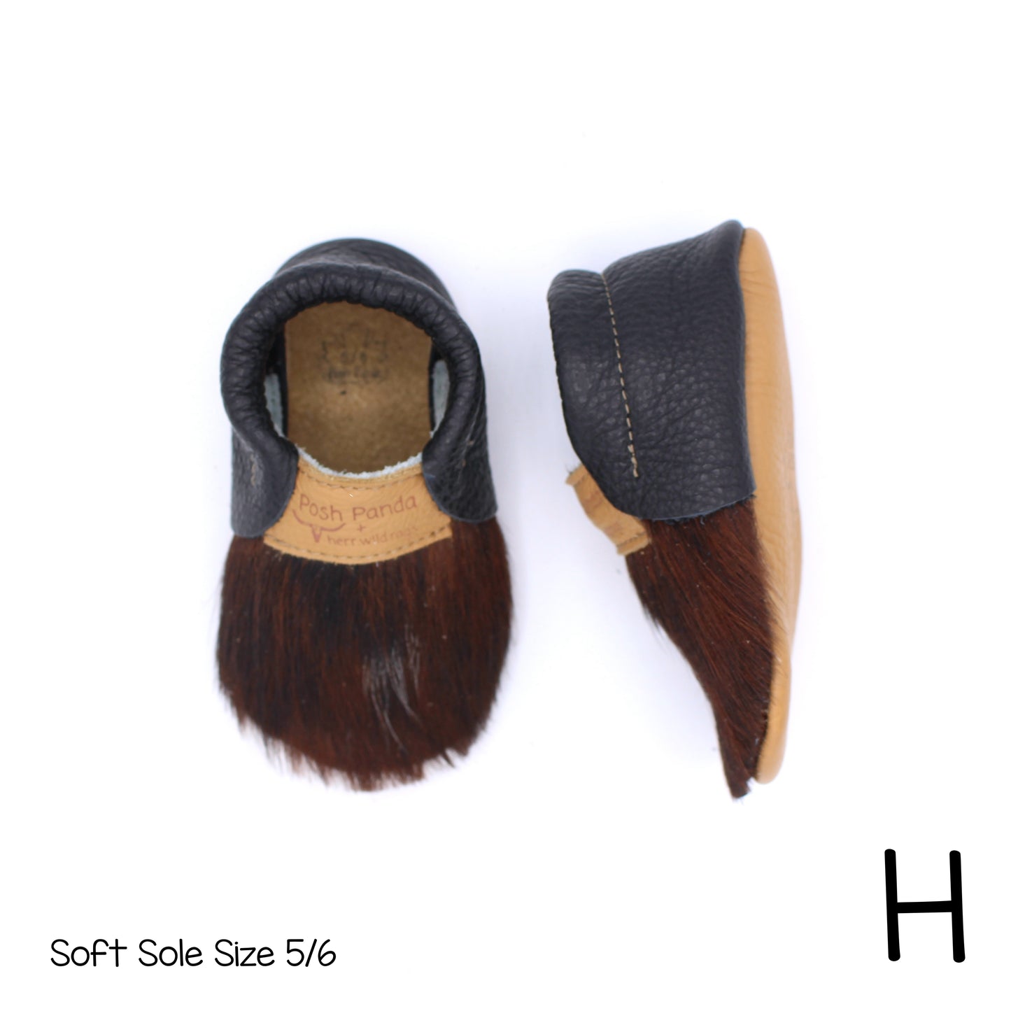 Hair Hide Mocs -  BABY/TODDLER (Soft Sole) - Size 5/6