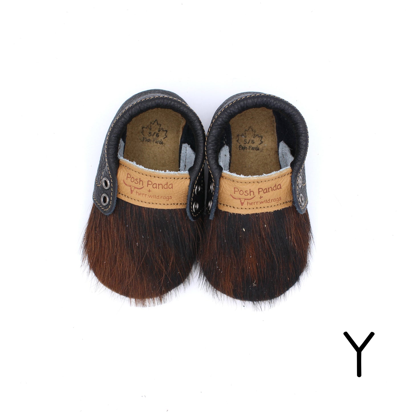 Hair Hide Mocs -  BABY/TODDLER (Soft Sole) - Size 5/6