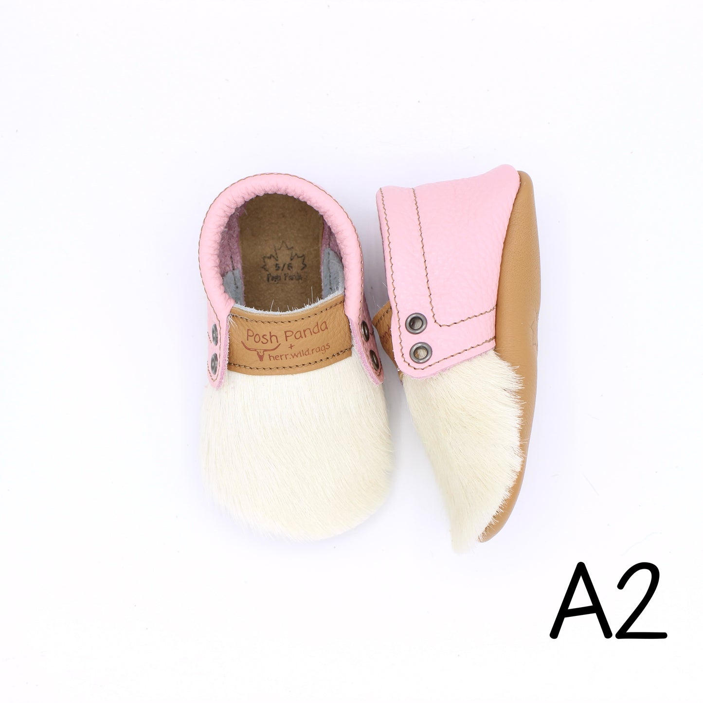 Hair Hide Mocs -  BABY/TODDLER (Soft Sole) - Size 5/6