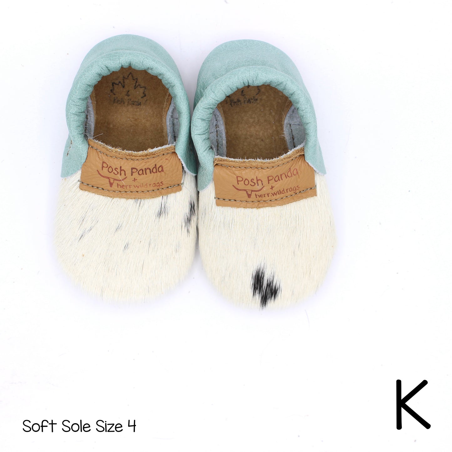 Hair Hide Mocs -  BABY/TODDLER (Soft Sole) - Size 4