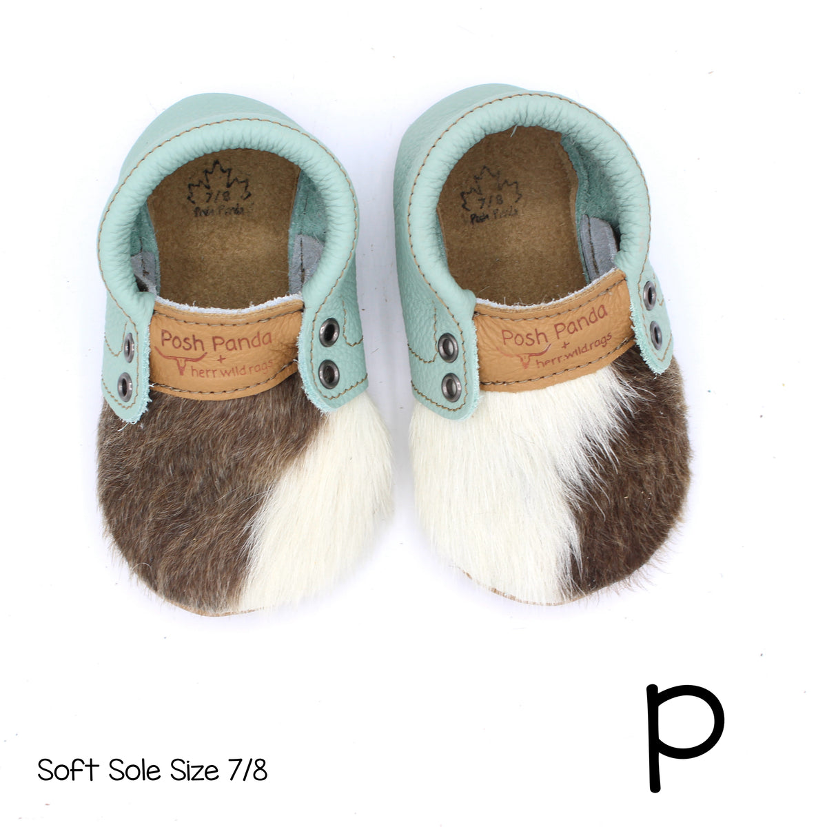 Hair Hide Mocs -  BABY/TODDLER (Soft Sole) - Size 7/8