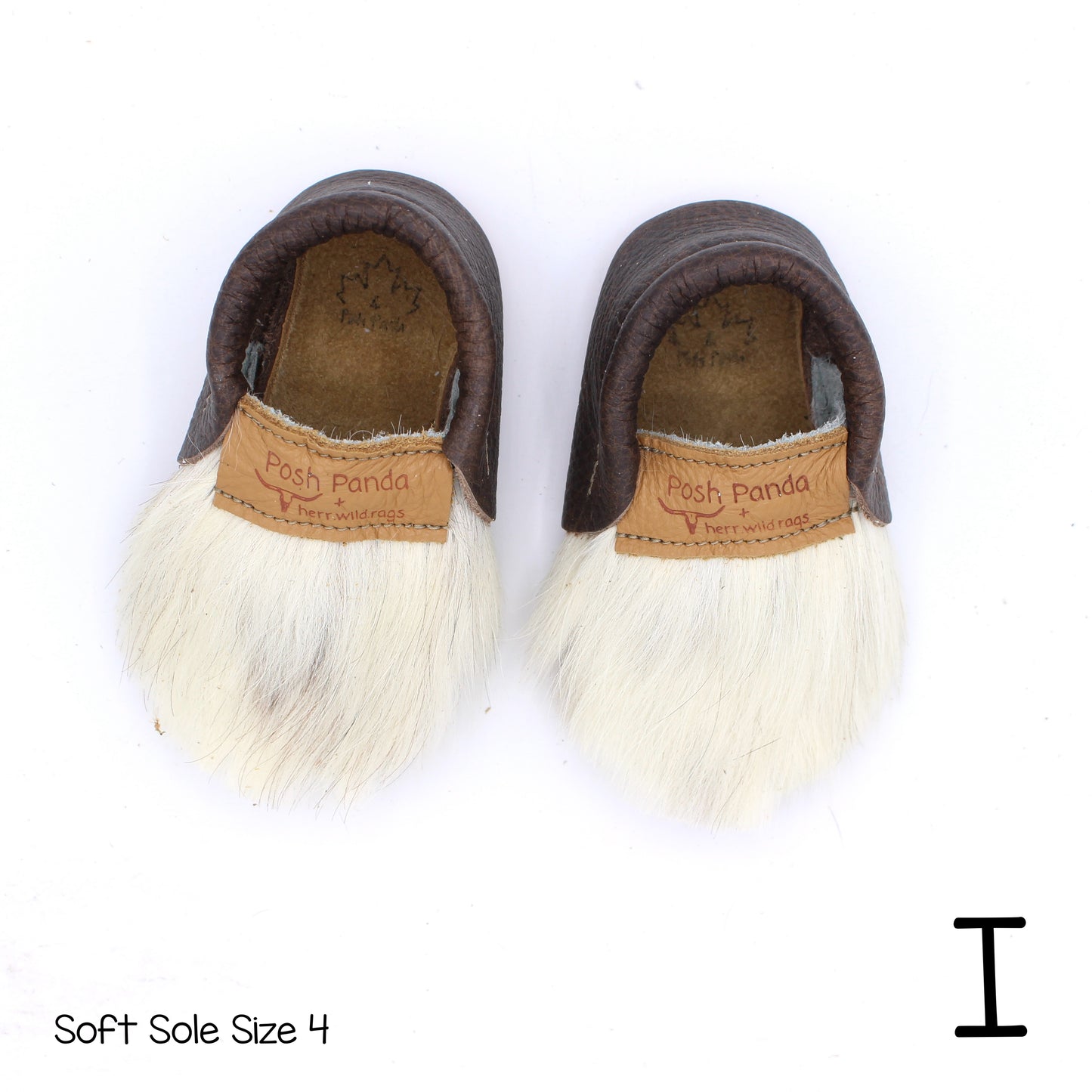 Hair Hide Mocs -  BABY/TODDLER (Soft Sole) - Size 4