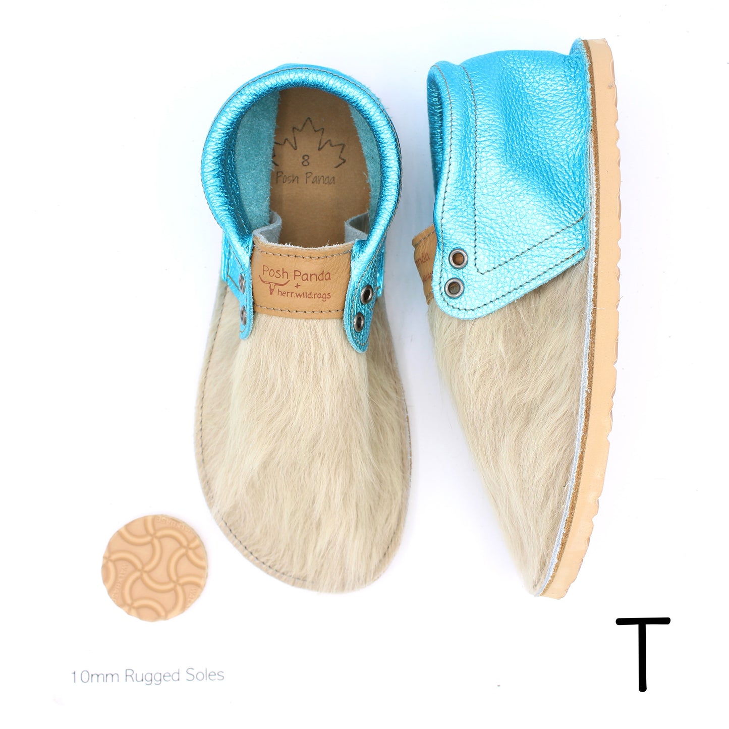 Hair Hide Collab Mocs - Ladies - SIZE 8 - RUGGED