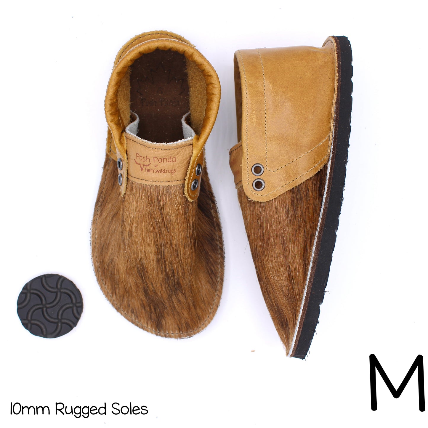 Hair Hide Collab Mocs - Ladies - SIZE 6 - RUGGED