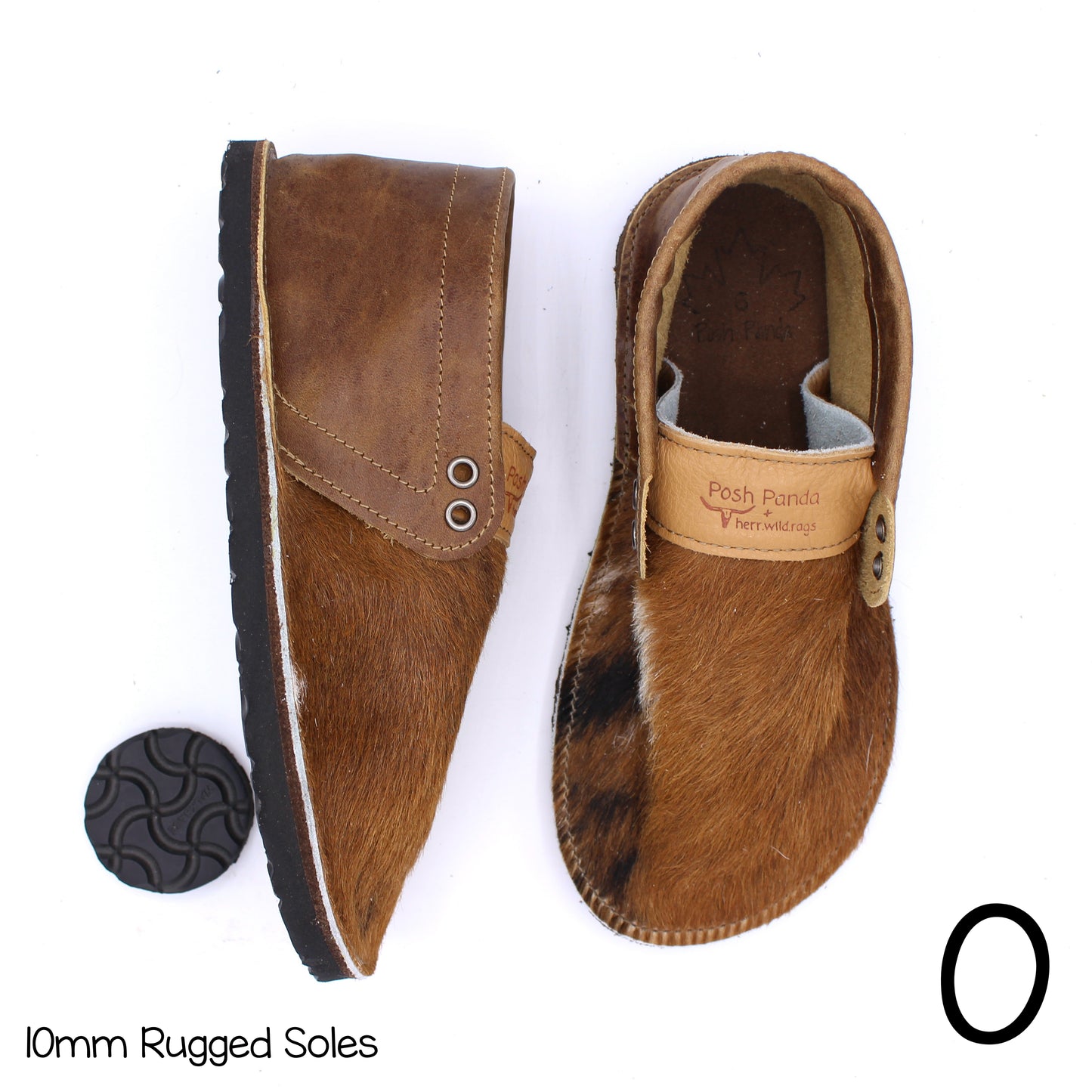 Hair Hide Collab Mocs - Ladies - SIZE 6 - RUGGED