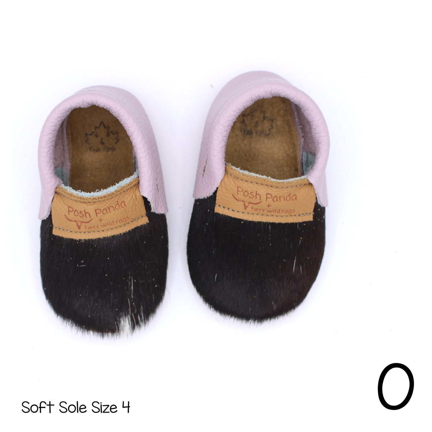 Hair Hide Mocs -  BABY/TODDLER (Soft Sole) - Size 4