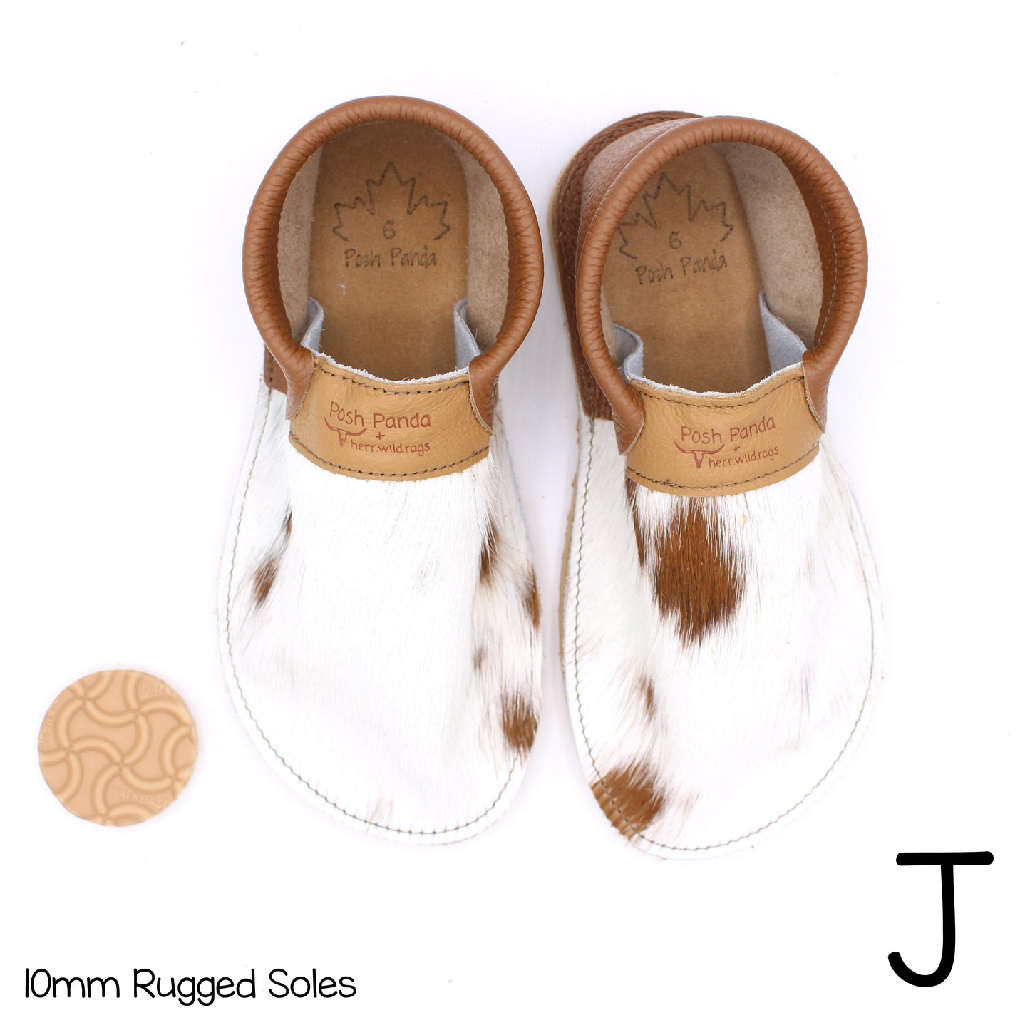 Hair Hide Collab Mocs - Ladies - SIZE 6 - RUGGED