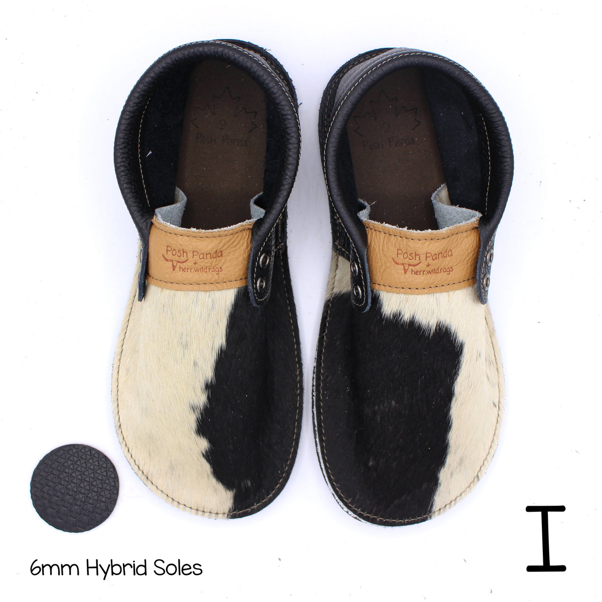 Hair Hide Collab Mocs - Ladies - SIZE 9 (4-6mm Soles)