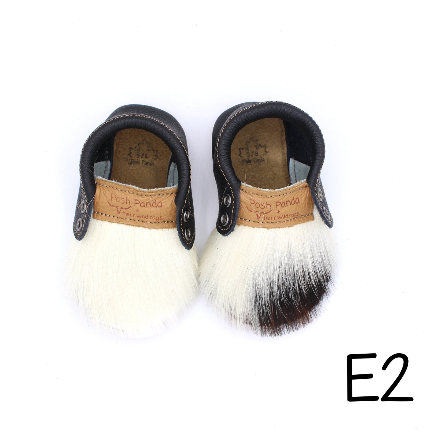 Hair Hide Mocs -  BABY/TODDLER (Soft Sole) - Size 5/6