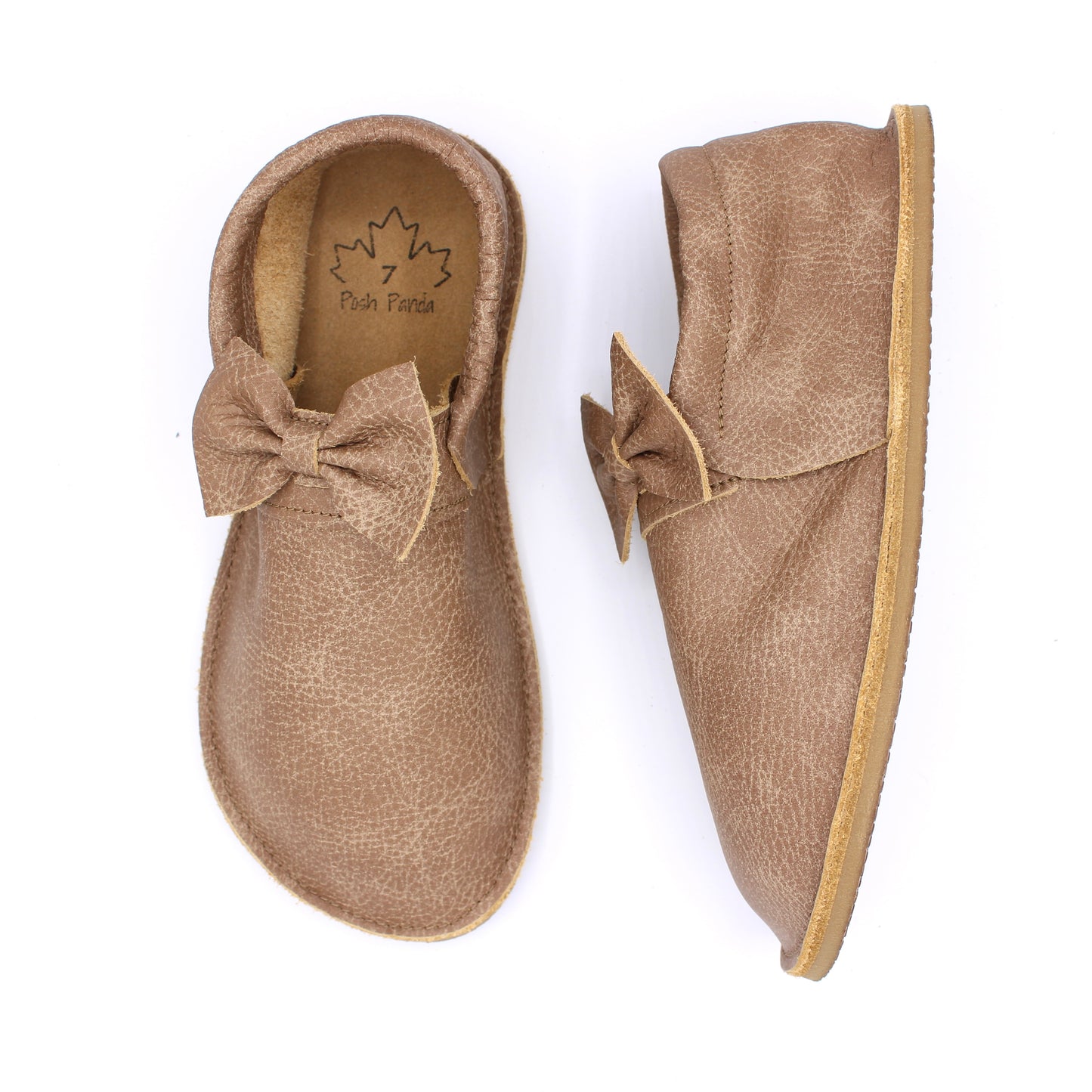 Ladies Marie Mocs - Portobello - 6mm Caramel Hybrid Soles