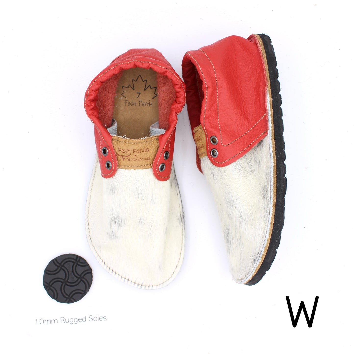 Hair Hide Collab Mocs - Ladies - SIZE 7 - RUGGED