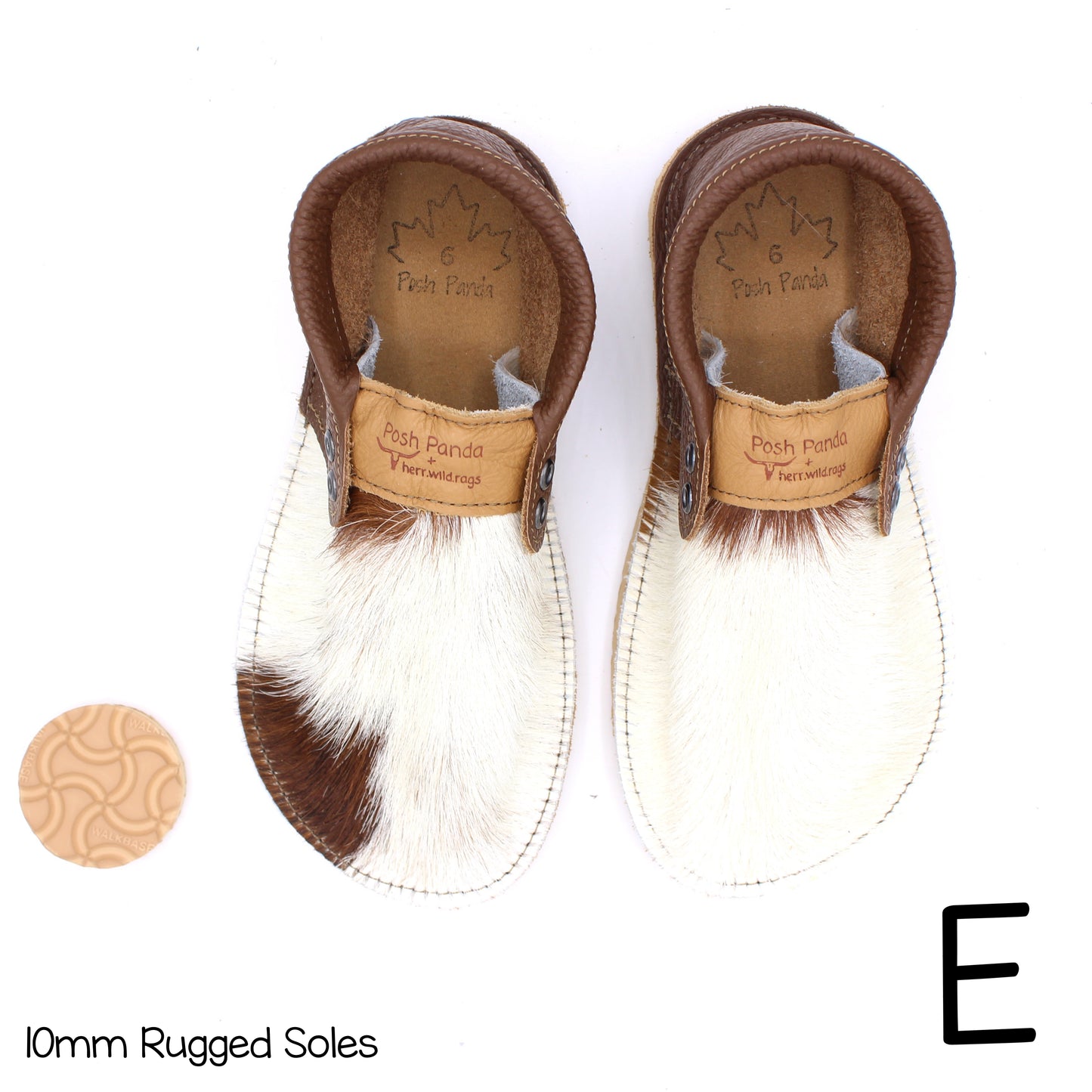 Hair Hide Collab Mocs - Ladies - SIZE 6 - RUGGED