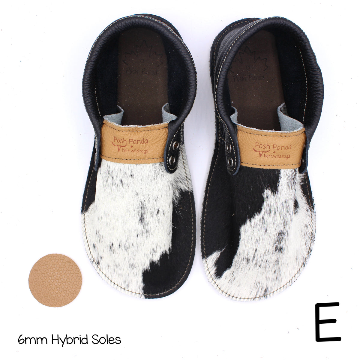 Hair Hide Collab Mocs - Ladies - SIZE 9 (4-6mm Soles)
