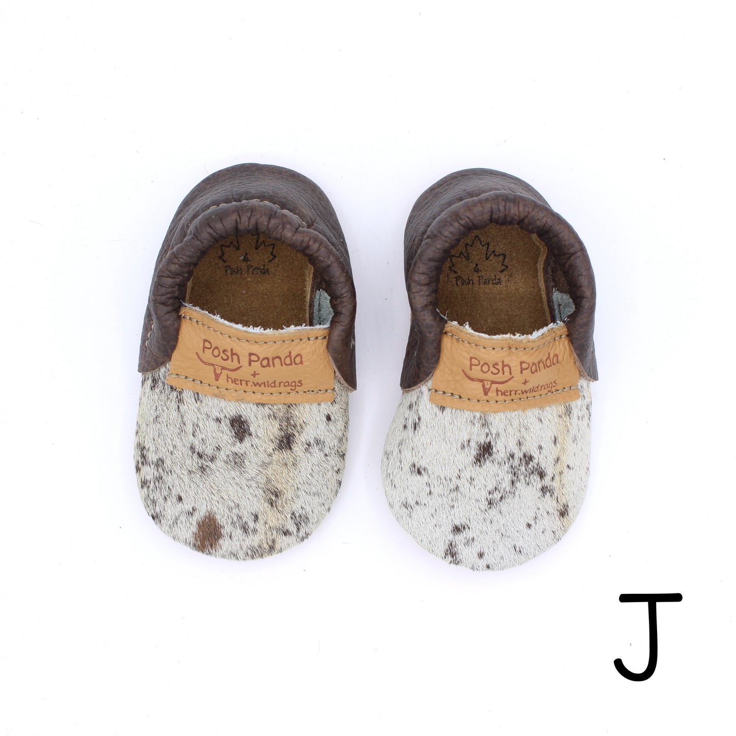 Hair Hide Mocs -  BABY/TODDLER (Soft Sole) - Size 4