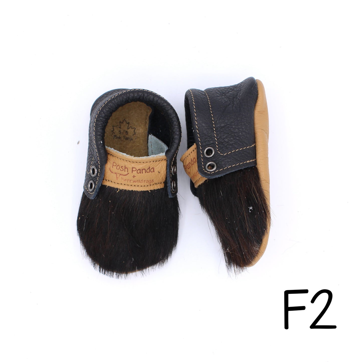 Hair Hide Mocs -  BABY/TODDLER (Soft Sole) - Size 5/6
