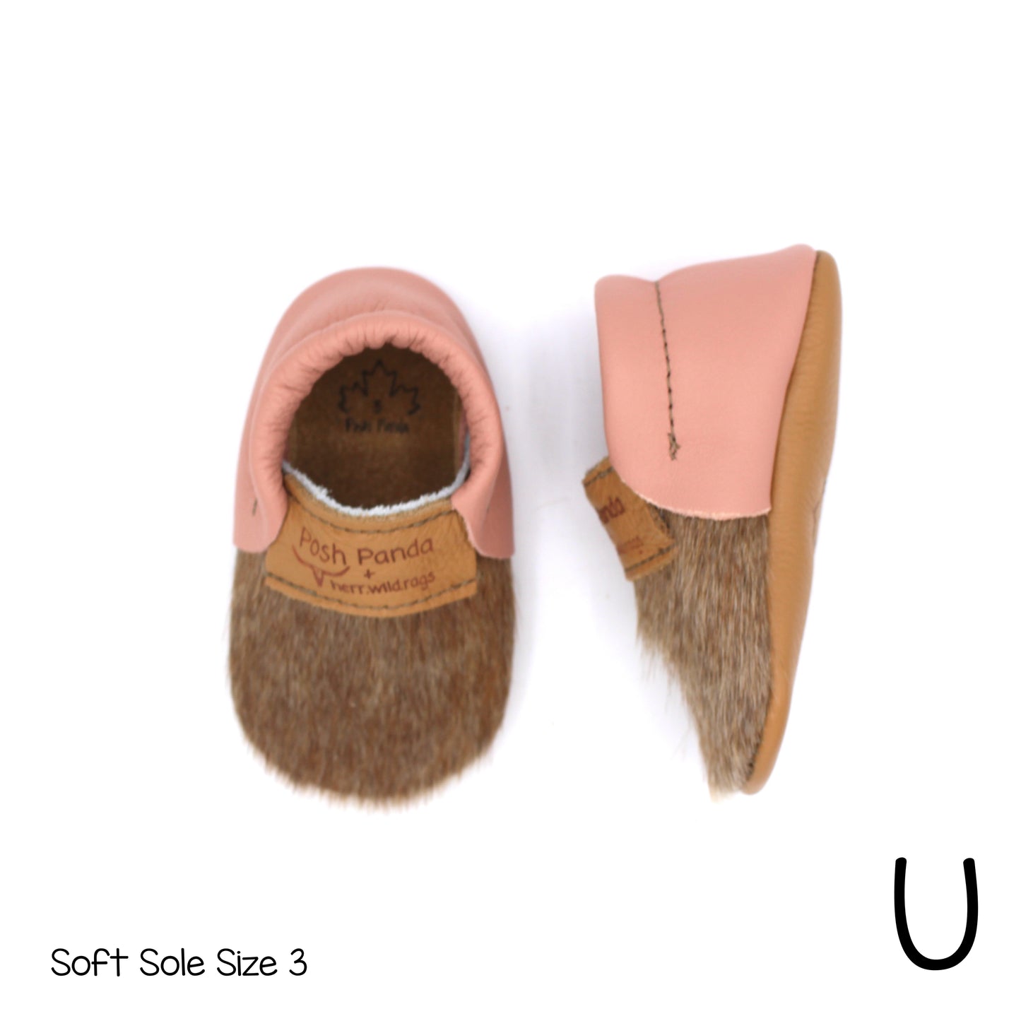 Hair Hide Mocs -  BABY/TODDLER (Soft Sole) - Size 3