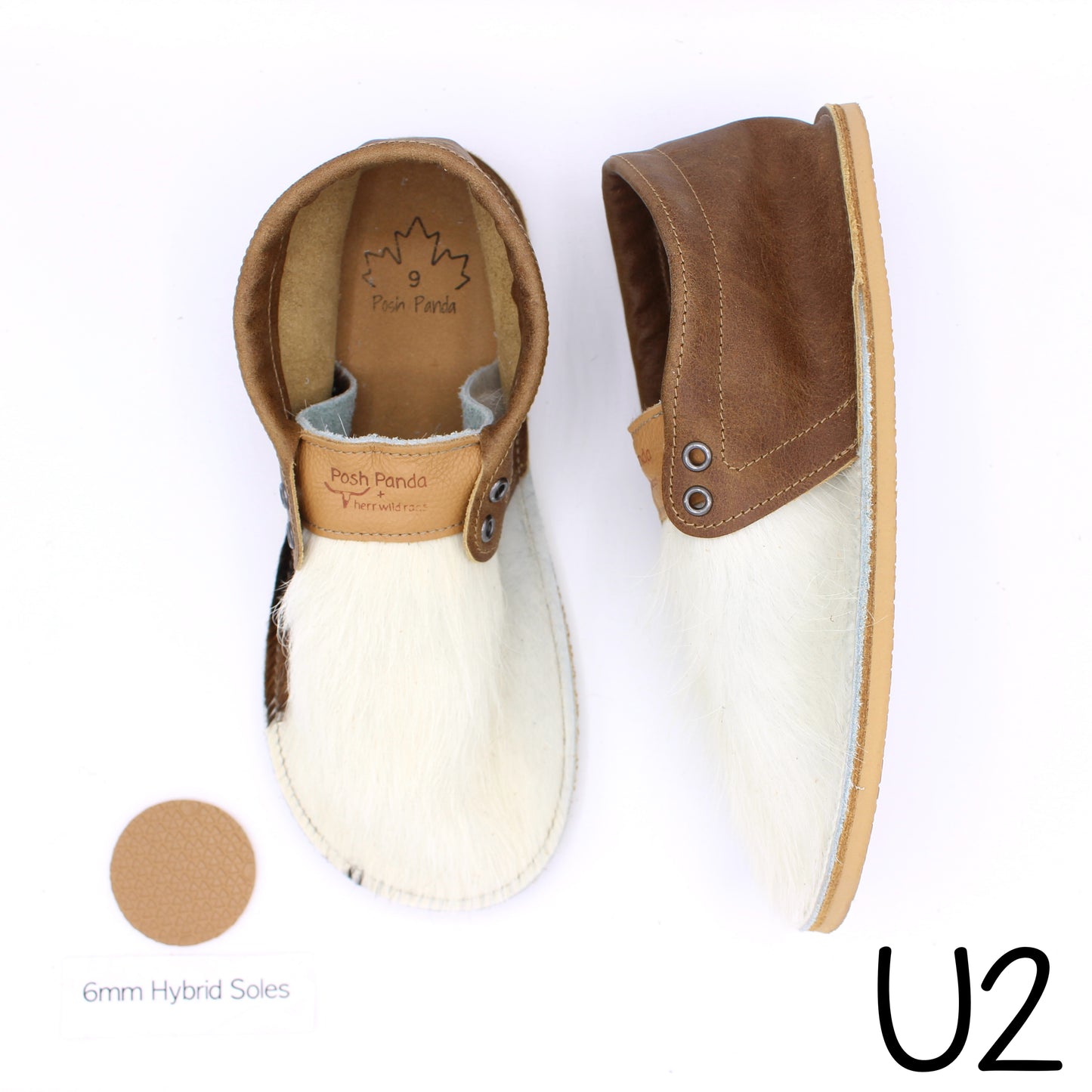 Hair Hide Collab Mocs - Ladies - SIZE 9 (4-6mm Soles)