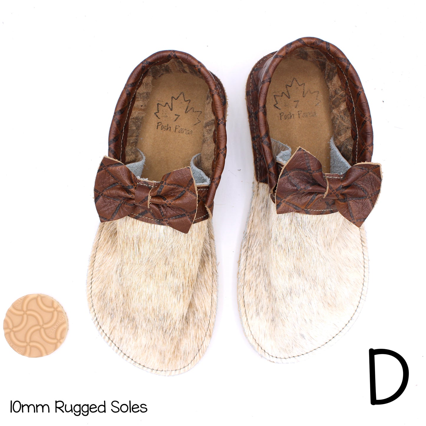 Hair Hide Collab Mocs - Ladies - SIZE 7 - RUGGED