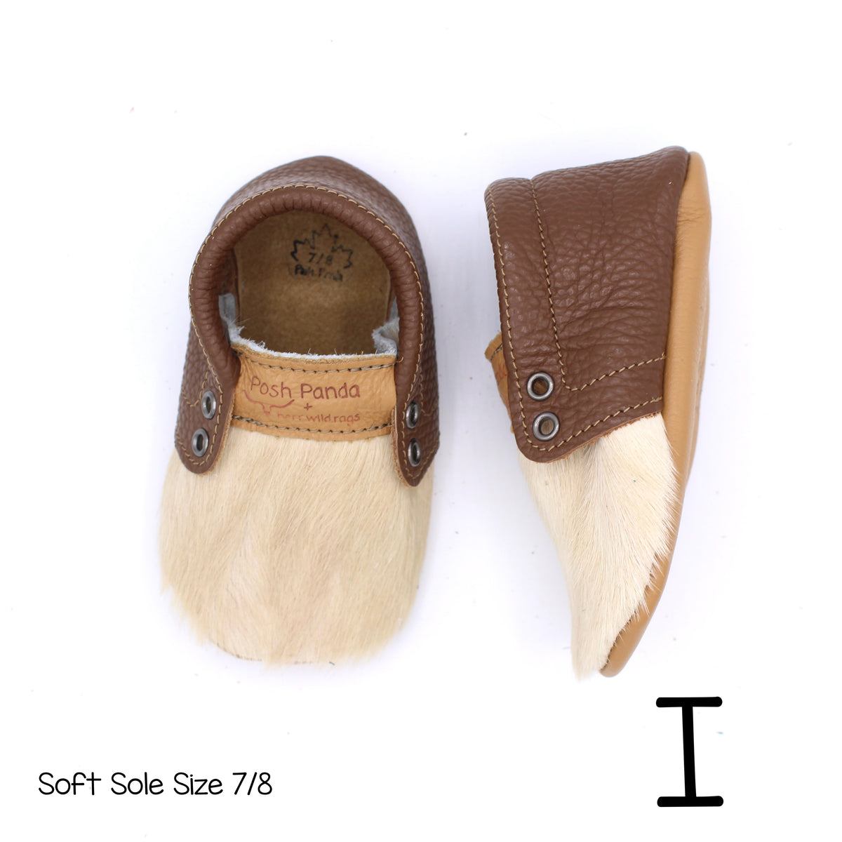 Hair Hide Mocs -  BABY/TODDLER (Soft Sole) - Size 7/8