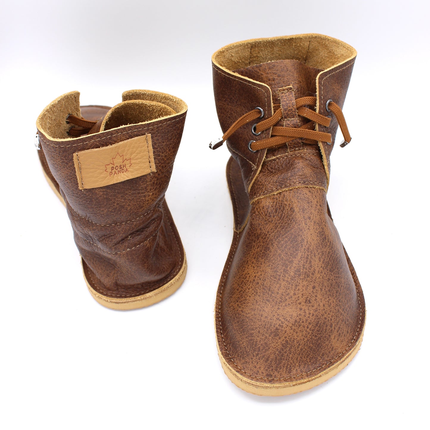 Ladies BOOTS  - Antique Saddle - 8mm Beige Hybrid Soles