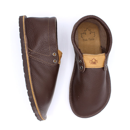 Ladies Hampton Mocs - Coffee Bean - 10mm Brown Rugged Soles