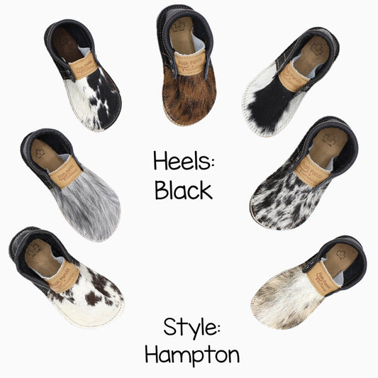 WHOLESALE - 10 Pair Bundle - HAIR HIDE - TODDLER/YOUTH Rubber Sole