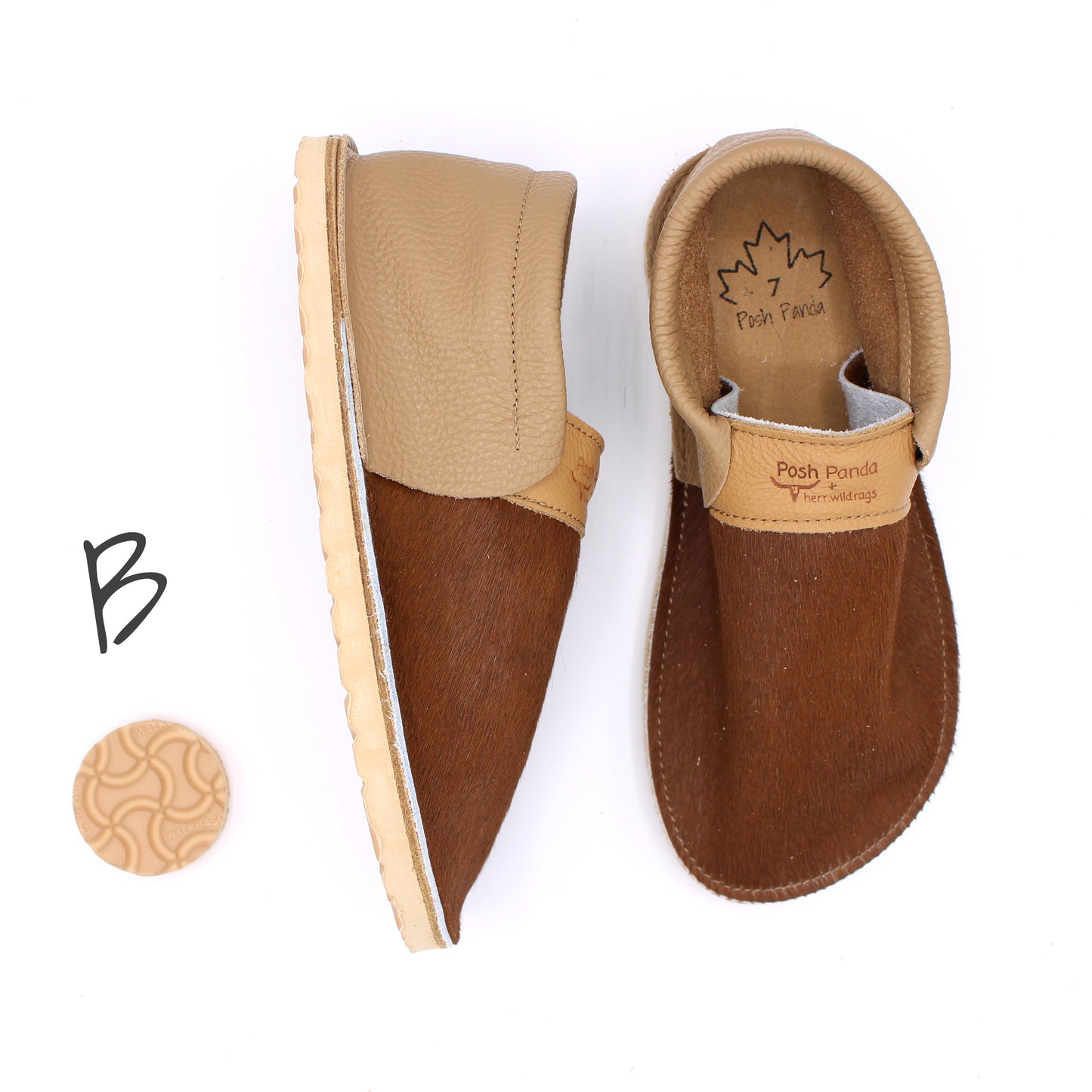 Hair Hide Collab Mocs - Ladies - SIZE 7 - RUGGED