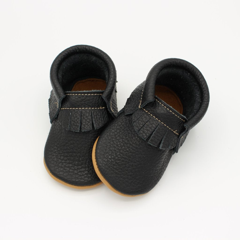 Baby Black Classic Moc - Posh Panda
