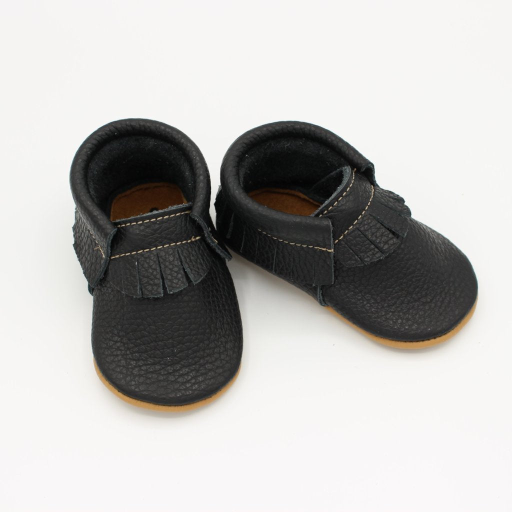 Baby Black Classic Moc - Posh Panda