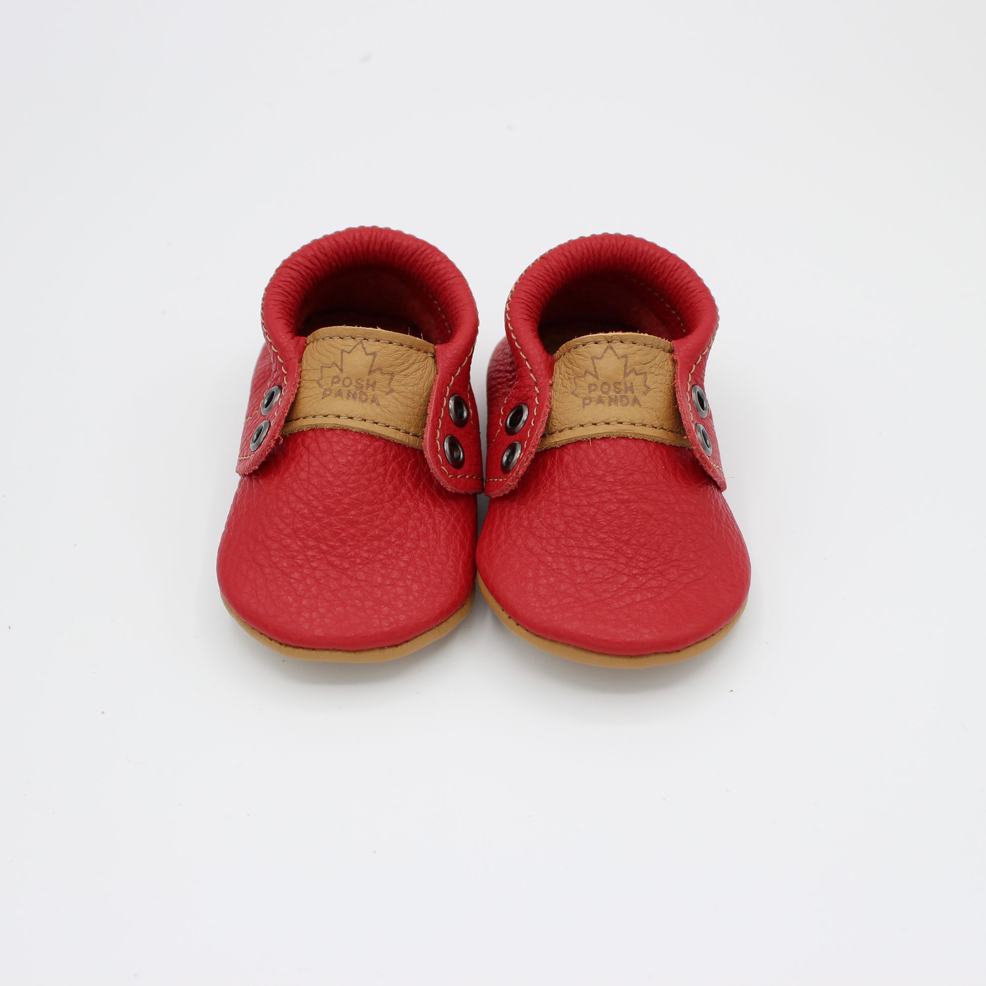 Baby Red Hampton Moc - Posh Panda