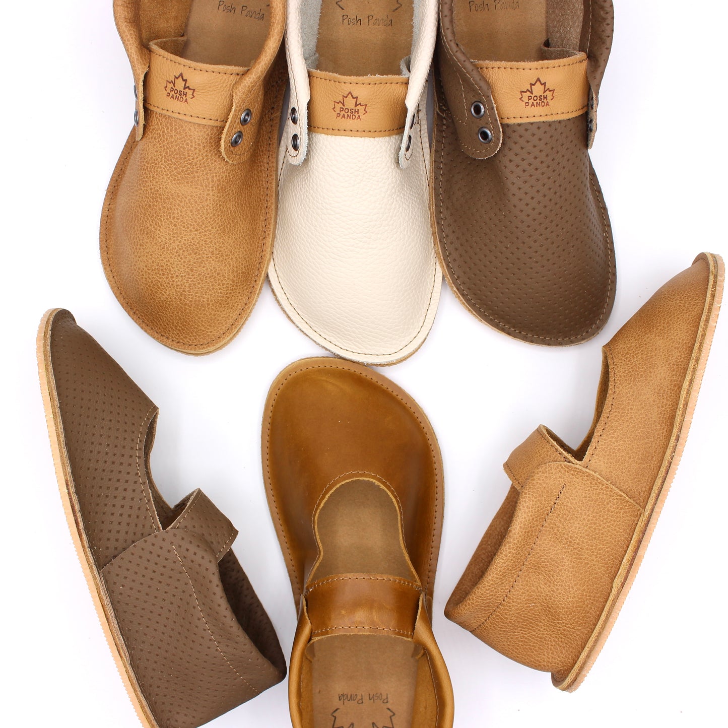 Ladies Mary Jane Mocs - Weathered Oak- 4mm minimalist