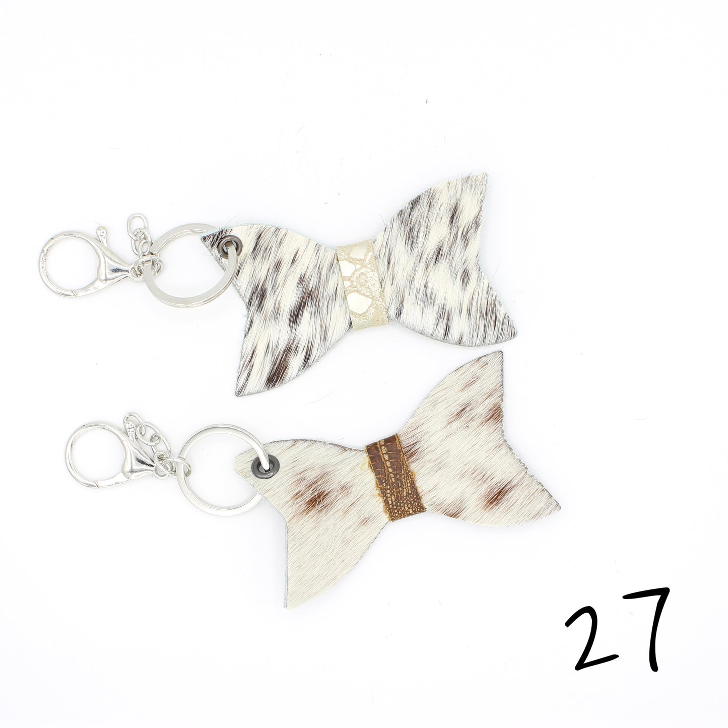 Hair Hide Belted Keychain - 2 PACK